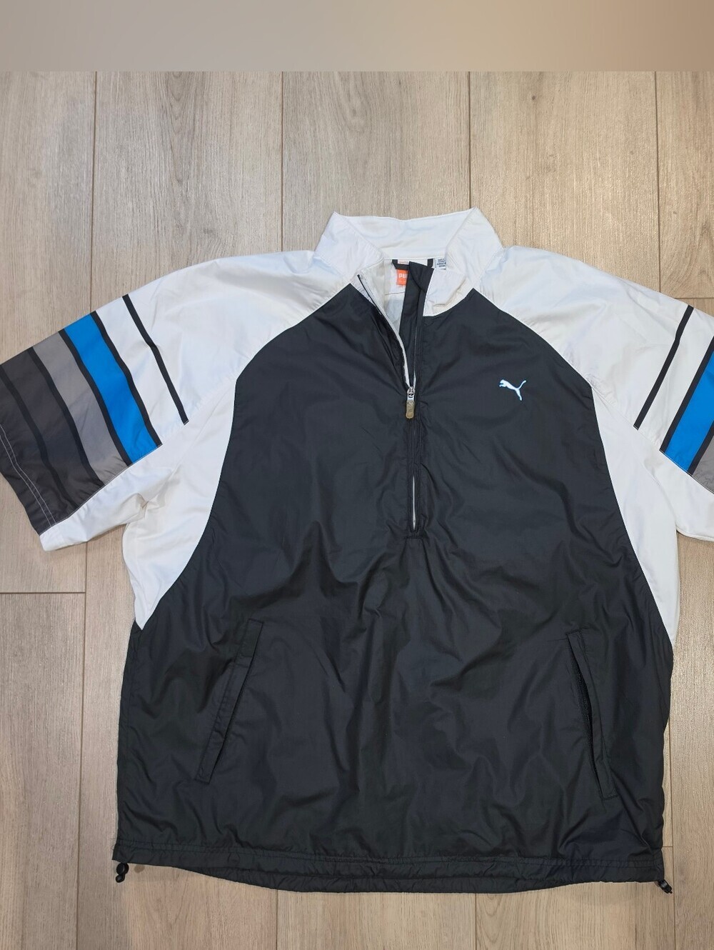 Puma Sport Lifestyle Short Sleeve Golf Windbreaker Pullover XXL